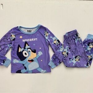 Bluey Kids Pajama Set Size 8